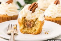 Decadent Pecan Pie Cupcakes