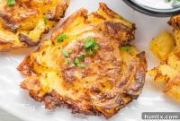 Perfectly Crispy Air Fryer Smashed Potatoes