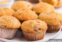 Sweet and Tart Rhubarb Muffins