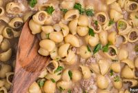 Cheesesteak Noodle Skillet