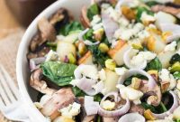 Warm Tender Spinach Salad