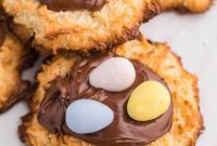 Nutella Coconut Macaroon Nests