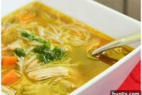 Savory Sesame Chicken Noodle Soup