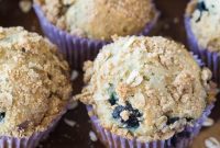 Crumb-Topped Blueberry Muffins
