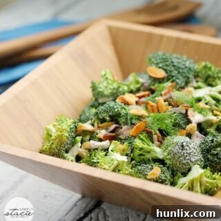 Broccoli Salad with Homemade Ranch Dressing
