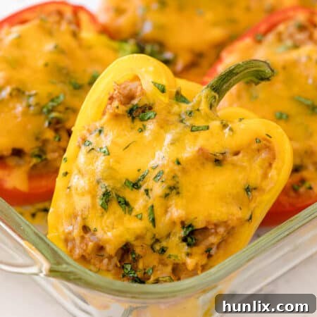 The recipe in a casserole dish.