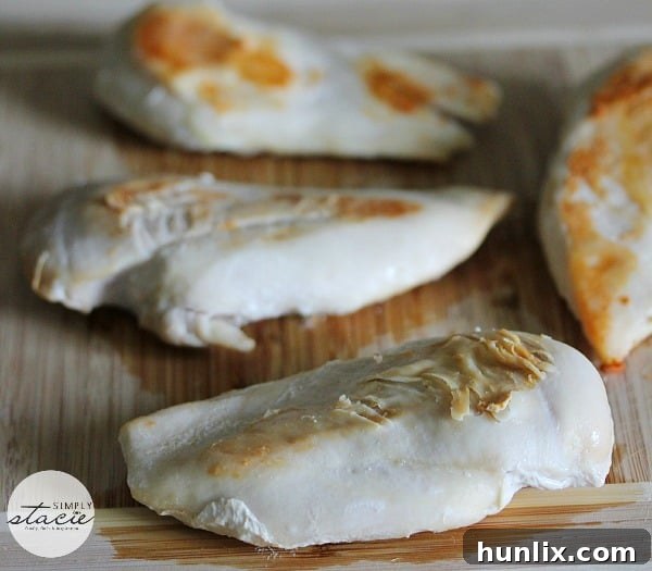 Preparing ingredients for a delicious chicken casserole