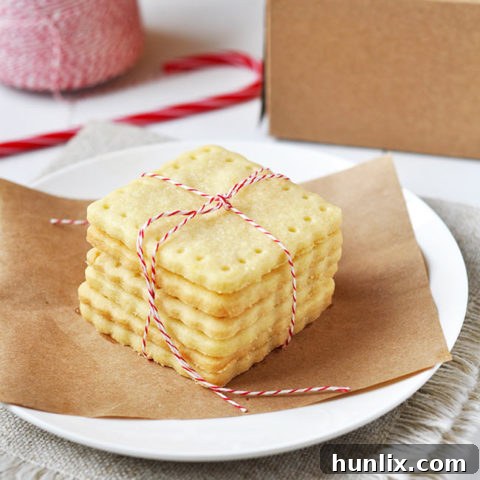 Simple buttery shortbread cookies, an easy recipe perfect for kids to decorate.