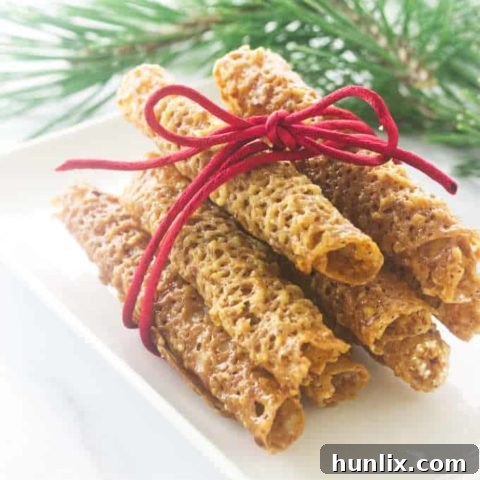Lacy florentine cookies, rich and buttery, can be molded into various dessert shapes.