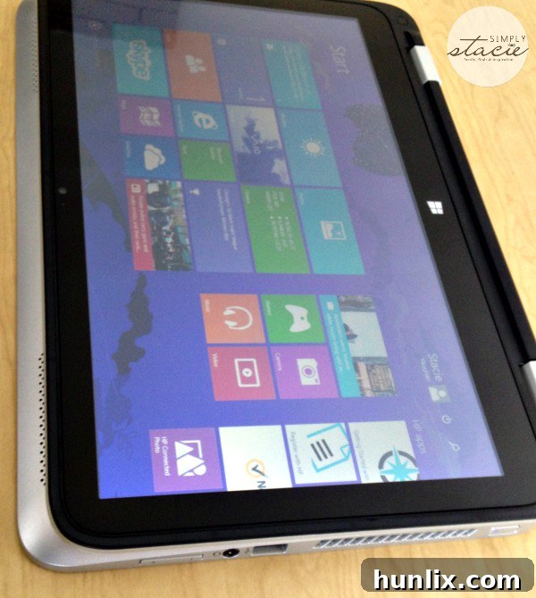 HP x360 Tablet Mode - Portable for travel, reading, and on-the-go computing.