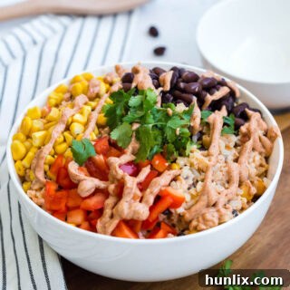 Cauliflower Rice Enchilada Bowl
