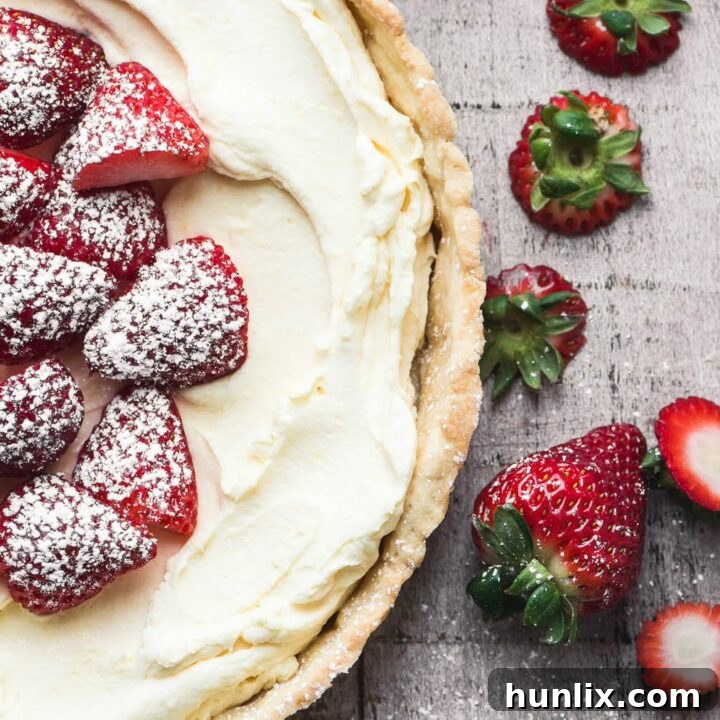 Strawberries and Cream Tart