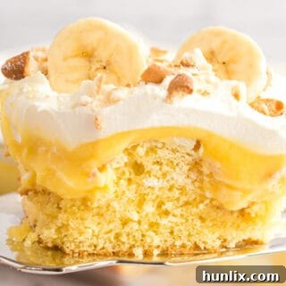 Banana Pudding Poke Cake