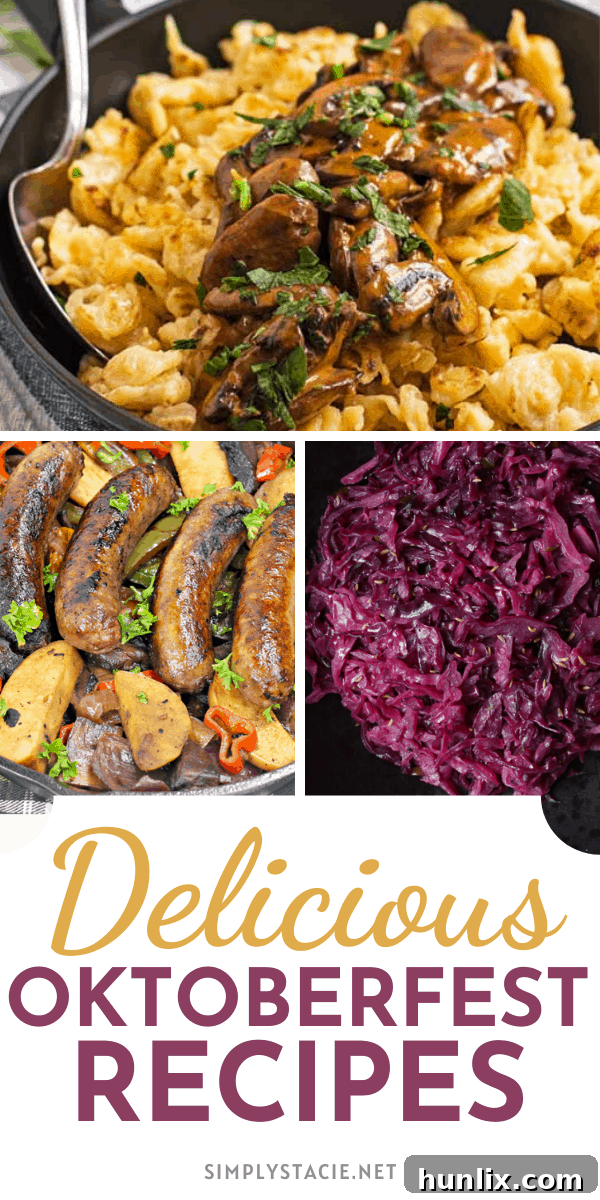 Delicious Oktoberfest Recipes - Have your own Oktoberfest celebration at home with these delicious German recipes!