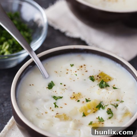 Thick and creamy German Potato Soup