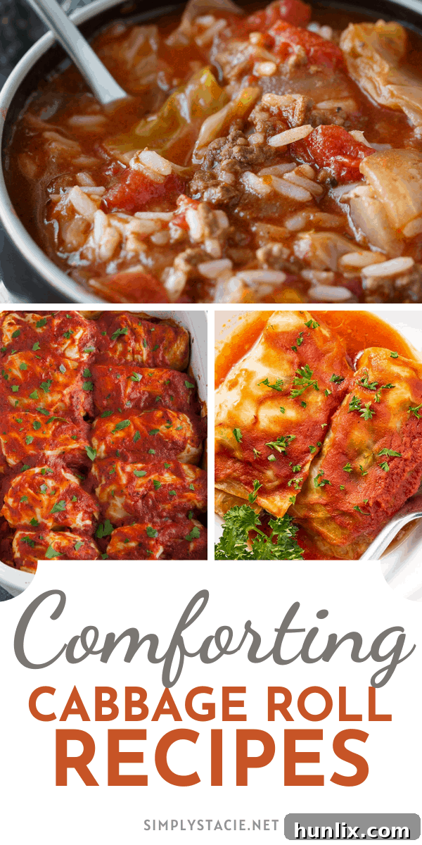 Comforting Cabbage Roll Recipes - These cabbage roll and cabbage roll inspired recipes are the perfect comfort food to make during the colder weather.
