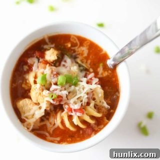 Butter Chicken Lasagna Soup