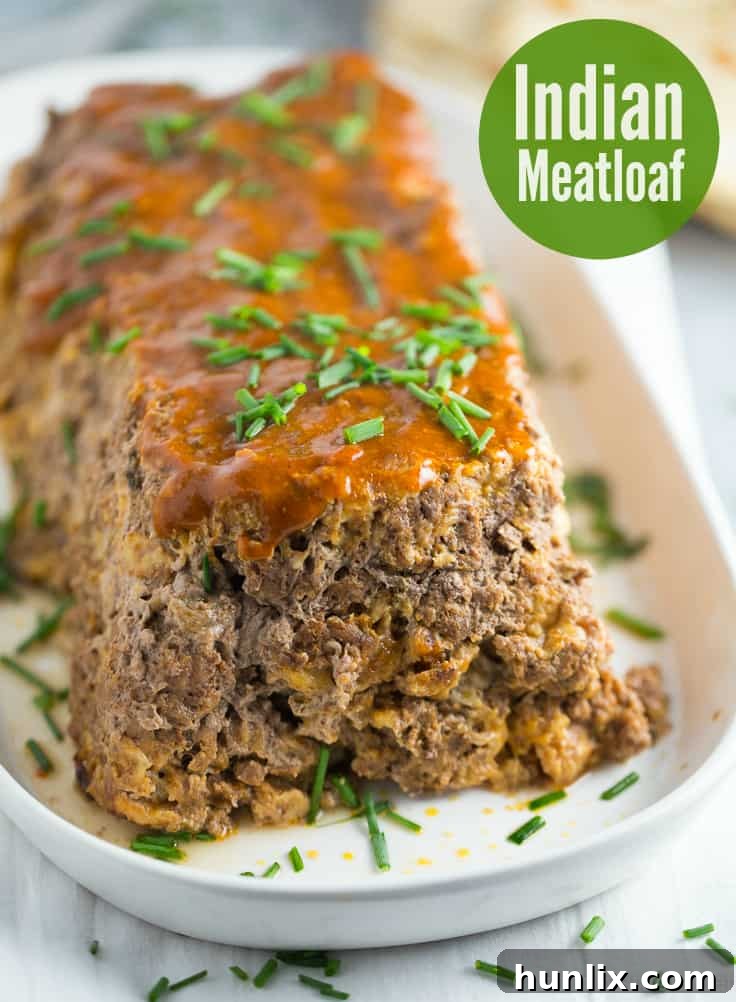 Masala Meatloaf 2 Spicy Indian Meatloaf infused with Vindaloo sauce and served with fresh herbs.