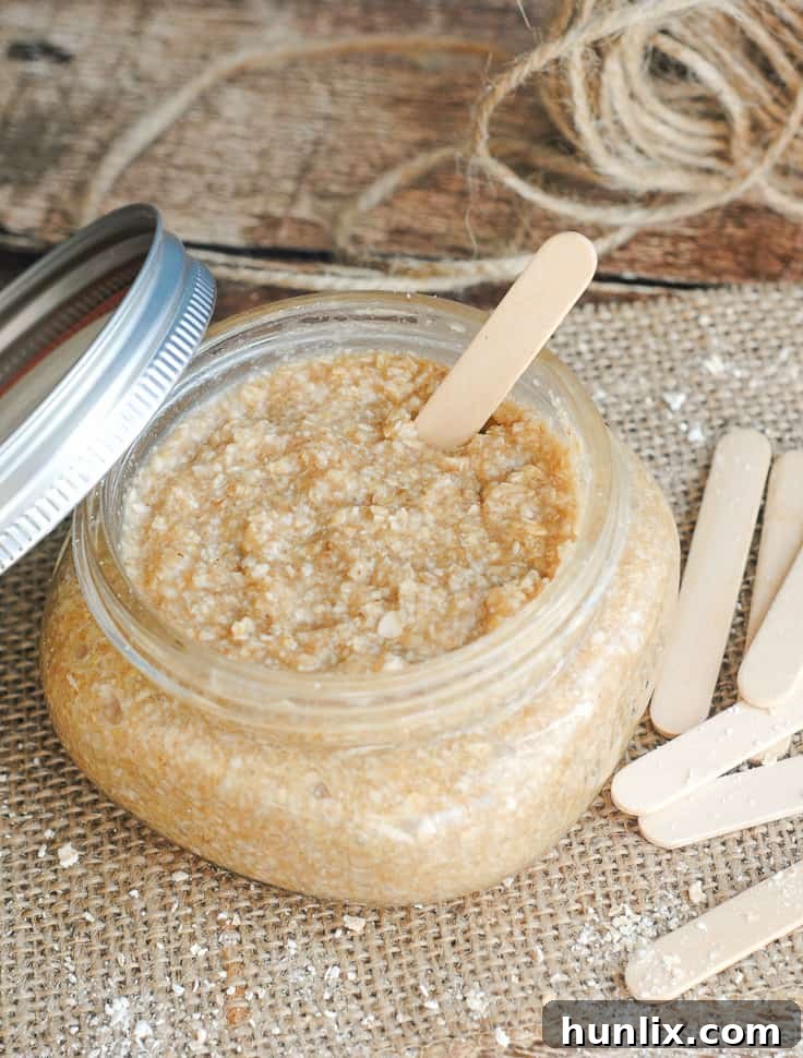 Oatmeal Brown Sugar Scrub