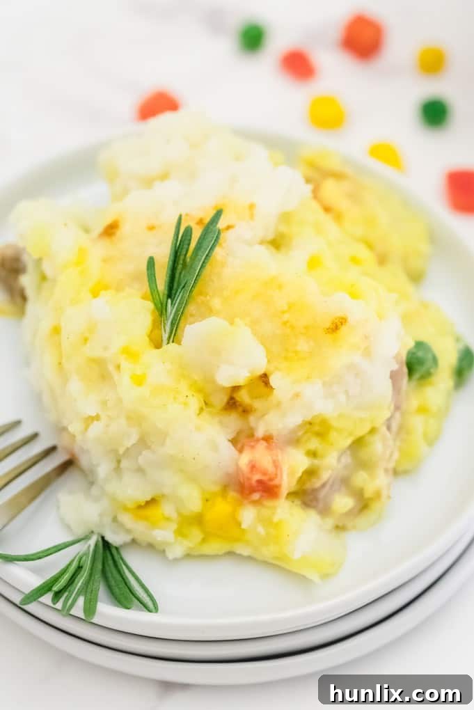 The recipe on a plate.