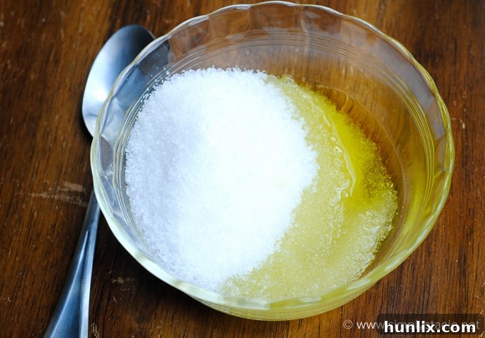 Silky Smooth Olive Oil Sea Salt Exfoliator 2 Sea Salt & Olive Oil Scrub - Your skin will feel glorious with this DIY scrub! It's easy to make with pantry ingredients and makes a great gift.