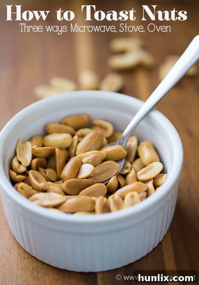 Roast Your Nuts to Perfection 2 How to Toast Nuts - Have you wondered how to toast nuts? Check out these three easy ways using your microwave, oven and stove for perfect nuts every time!