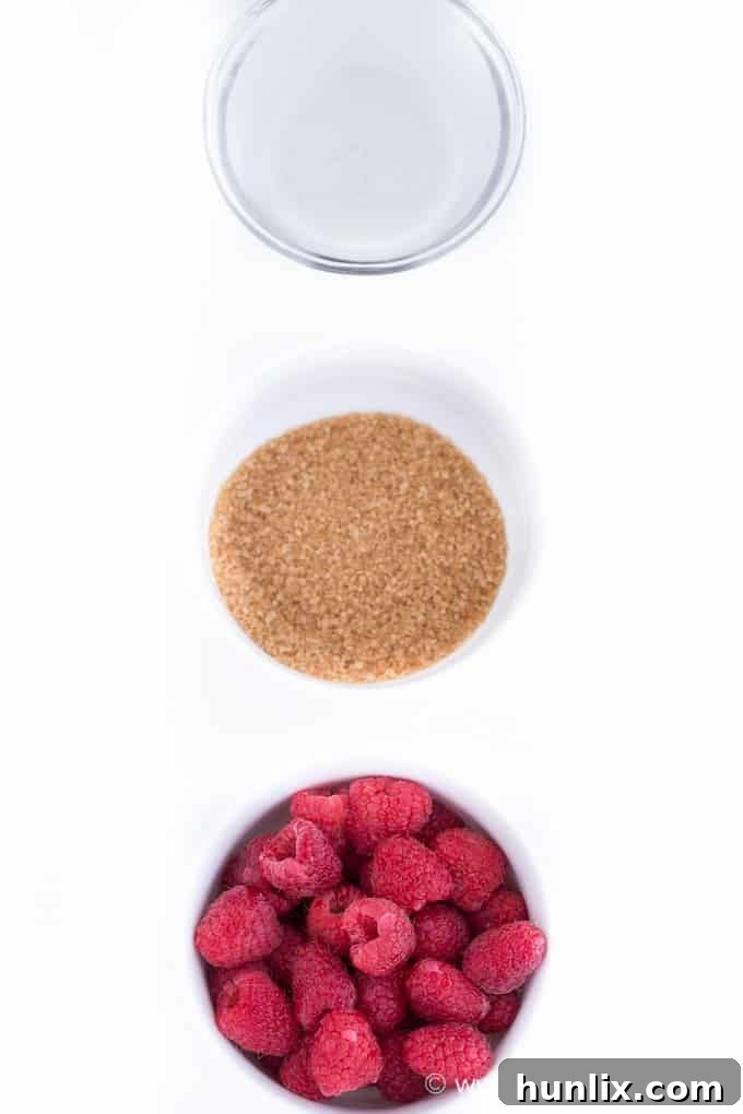 Raspberry Kiss Lip Polish 3 Raw sugar for lip scrub