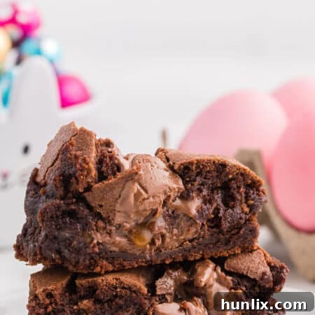 A stack of the recipe cut in half.