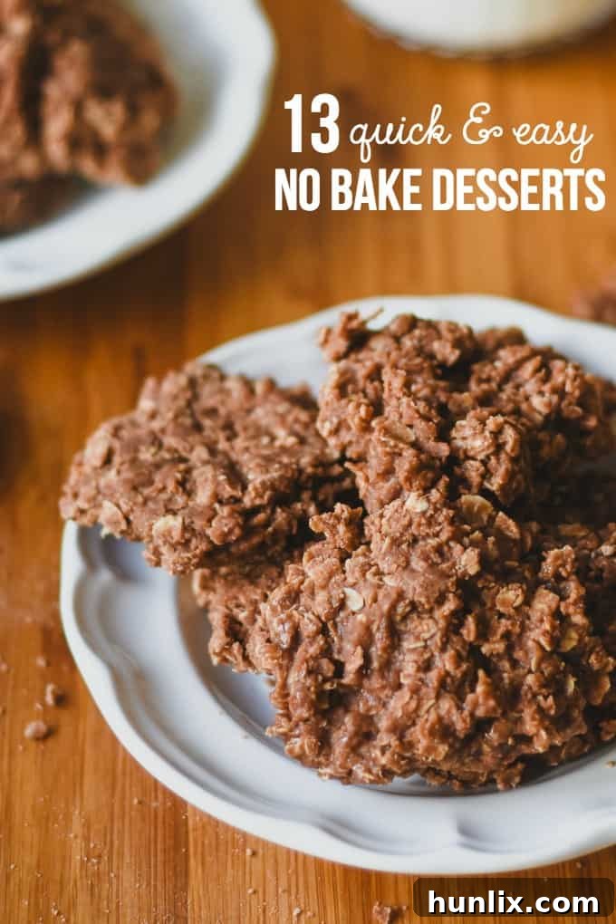 13 Effortless No-Bake Sweet Treats 2 13 Quick & Easy No Bake Desserts - Keep your home cool in the summer and enjoy a delicious sweet treat!