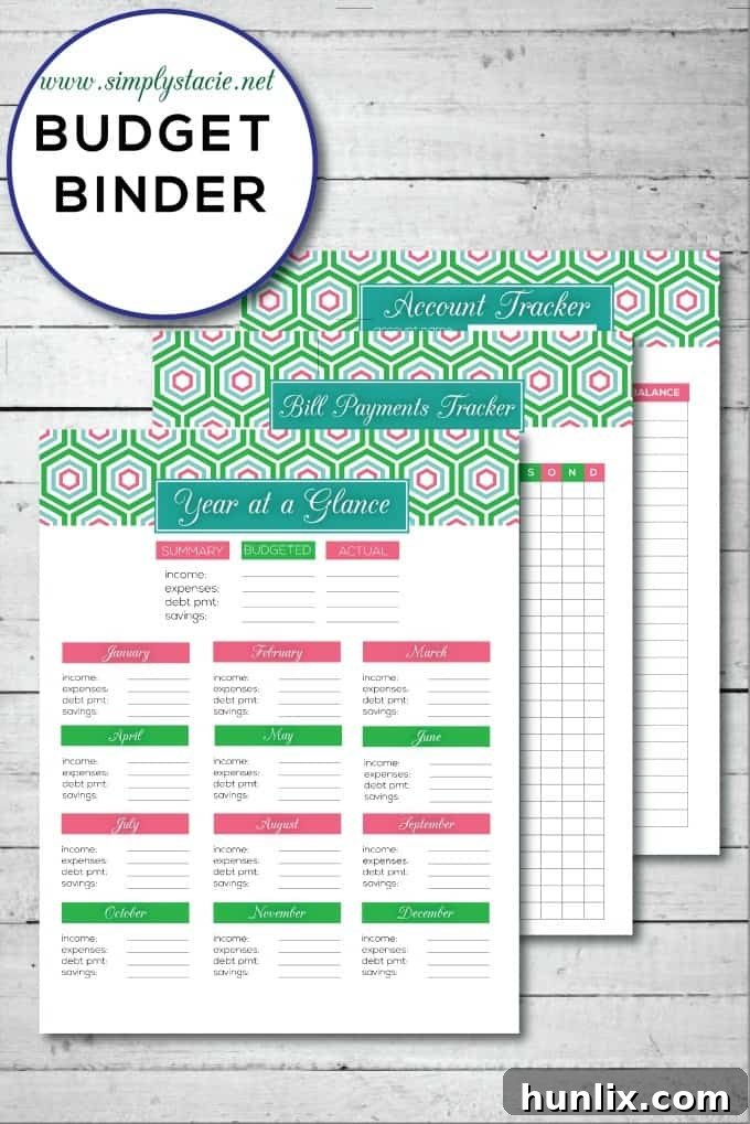 Free Budget Binder - Organize your household finances with these 20 free budgeting printables!