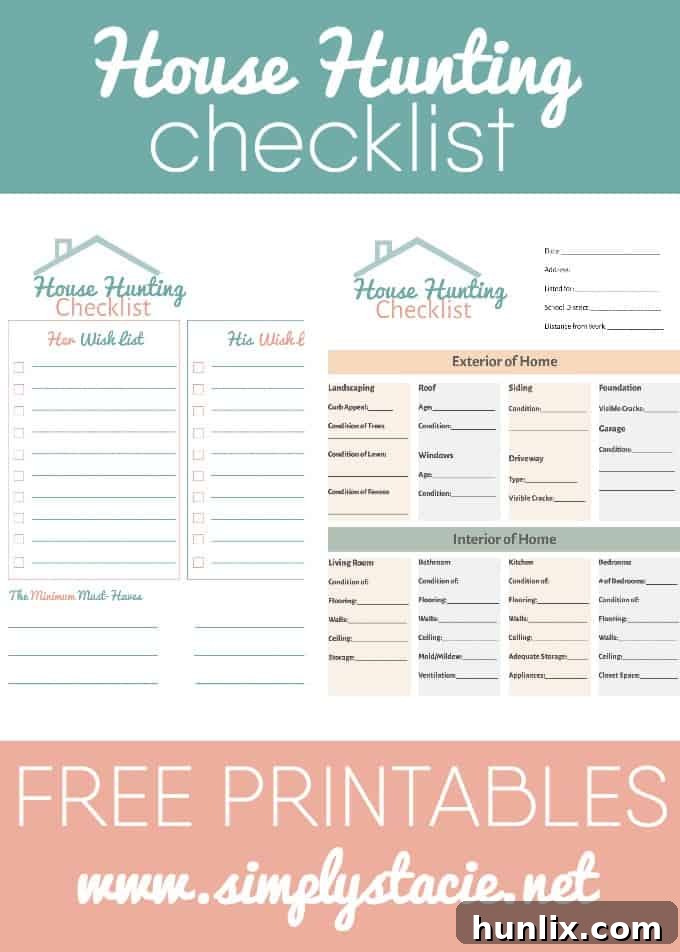 Essential House Hunting Checklist: Stay organized, save time, and make confident decisions on your property search in Ontario. Download your free printable guide today!