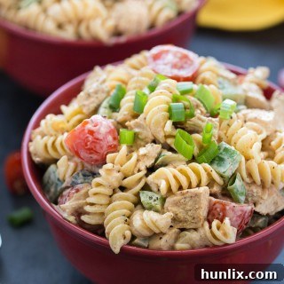 Grilled Butter Chicken Pasta Salad