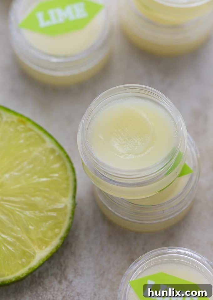 Key Lime Kiss 2 Lime Lip Balm - Making your own lip balm isn't hard to do! This one smells fresh and tangy and feels wonderful on dry lips.