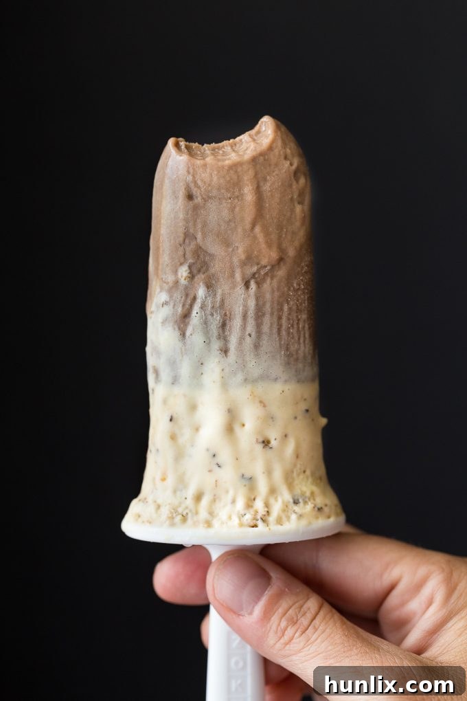 S'mores Ice Pops - S'mores without the heat! Try this twist on a fudgsicle with a layer of toasted marshmallow and pieces of graham cracker hiding inside.