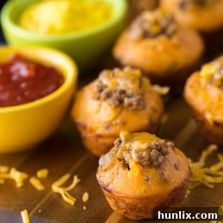Cheeseburger Bites 18 Cheeseburger Muffins