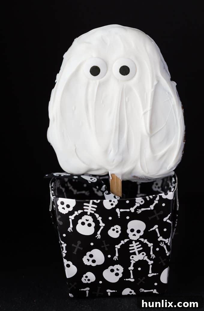 Ghost Cookie Pops 15 Ghost Cookies on a Stick - Spooky treats that are easy to make and fun to eat!