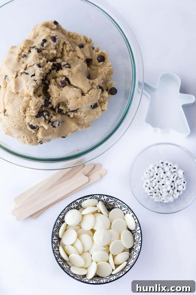Ghost Cookie Pops 6 Ghost Cookies on a Stick - Spooky treats that are easy to make and fun to eat!