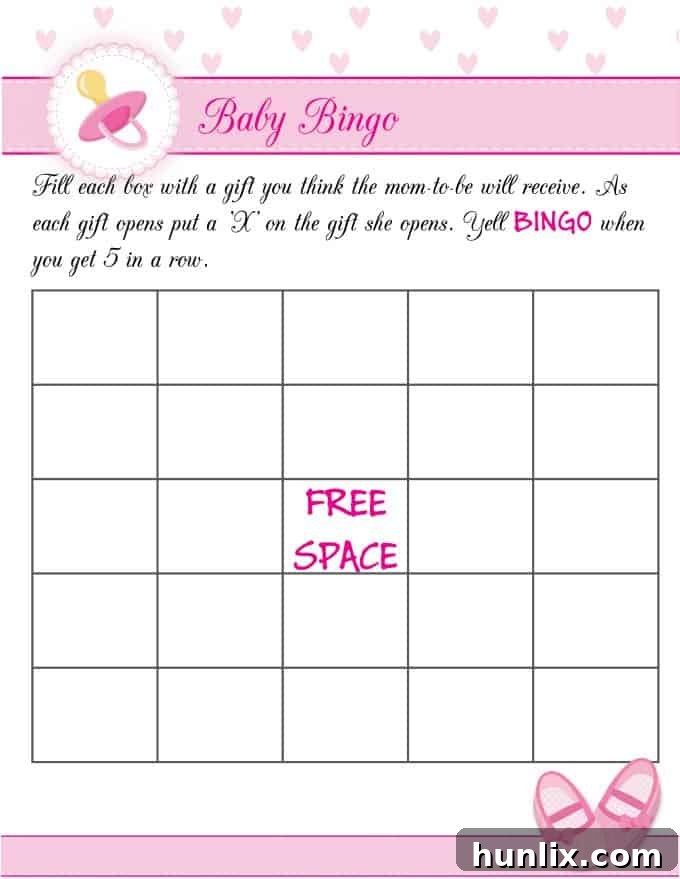 8 Adorable Free Printable Games for a Baby Girl Shower 7 8 Free Printable Baby Shower Games for Girls - Everything you need to enjoy these fun games!