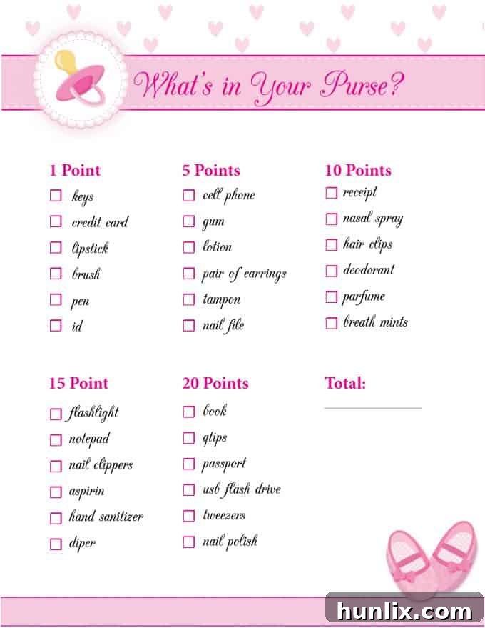 8 Adorable Free Printable Games for a Baby Girl Shower 10 8 Free Printable Baby Shower Games for Girls - Everything you need to enjoy these fun games!