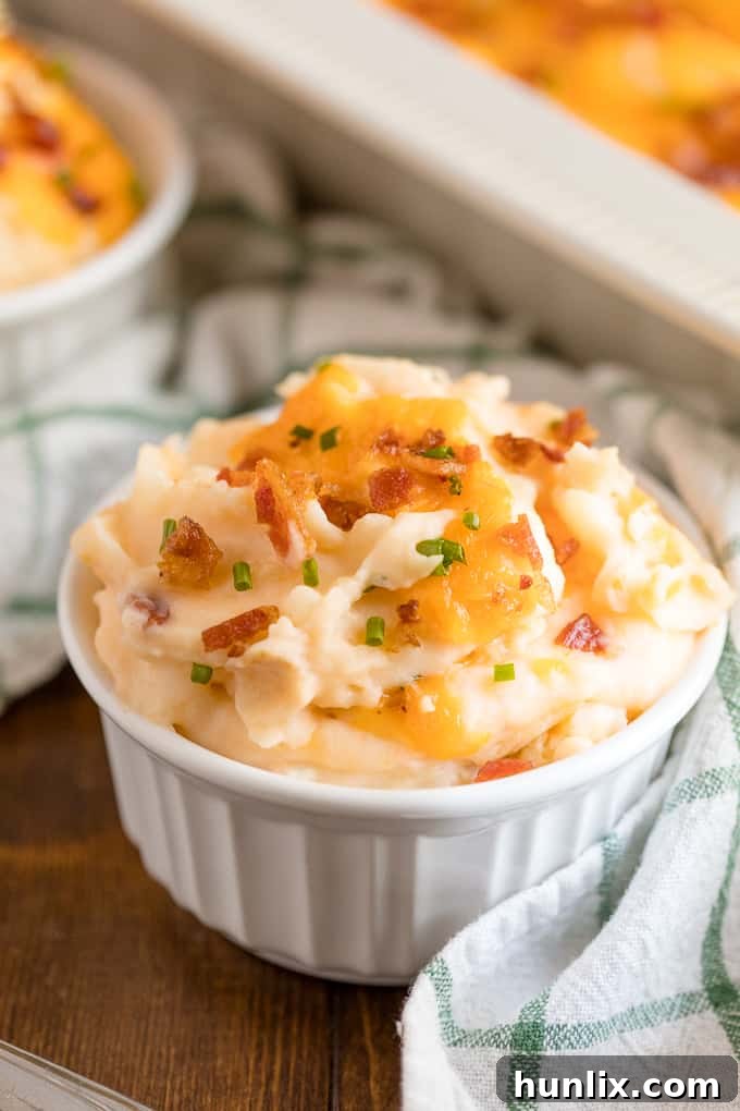 The recipe in a white ramekin.