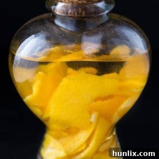 Homemade Orange Extract - Vodka + orange peels is all you’ll need for this simple DIY extract!