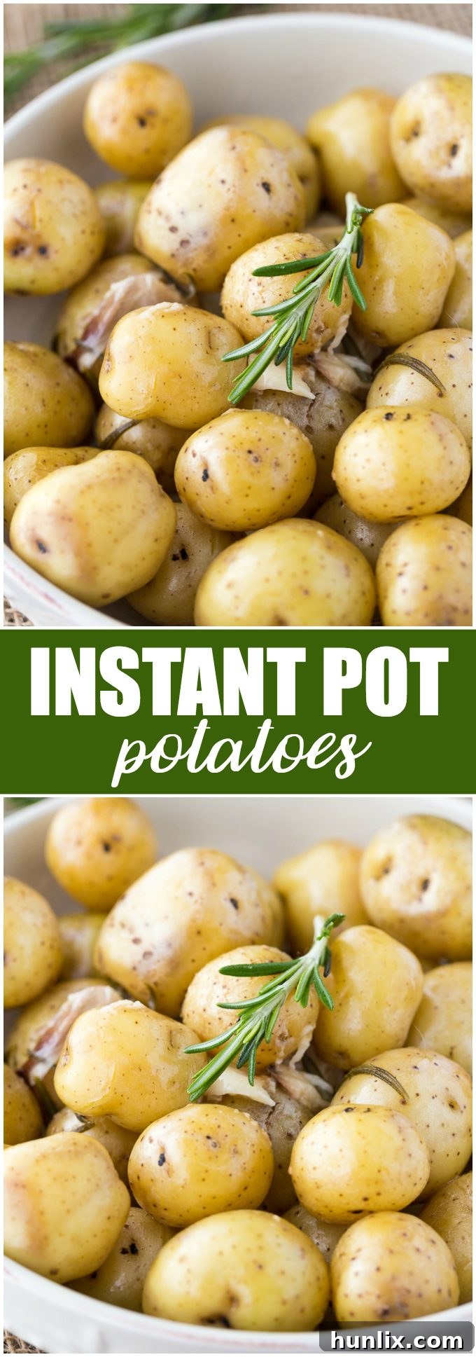 Instant Pot Potatoes - Make the fastest potatoes ever with this pressure cooker recipe! These buttery baby potatoes in the Instant Pot are super tender and ready in just minutes.