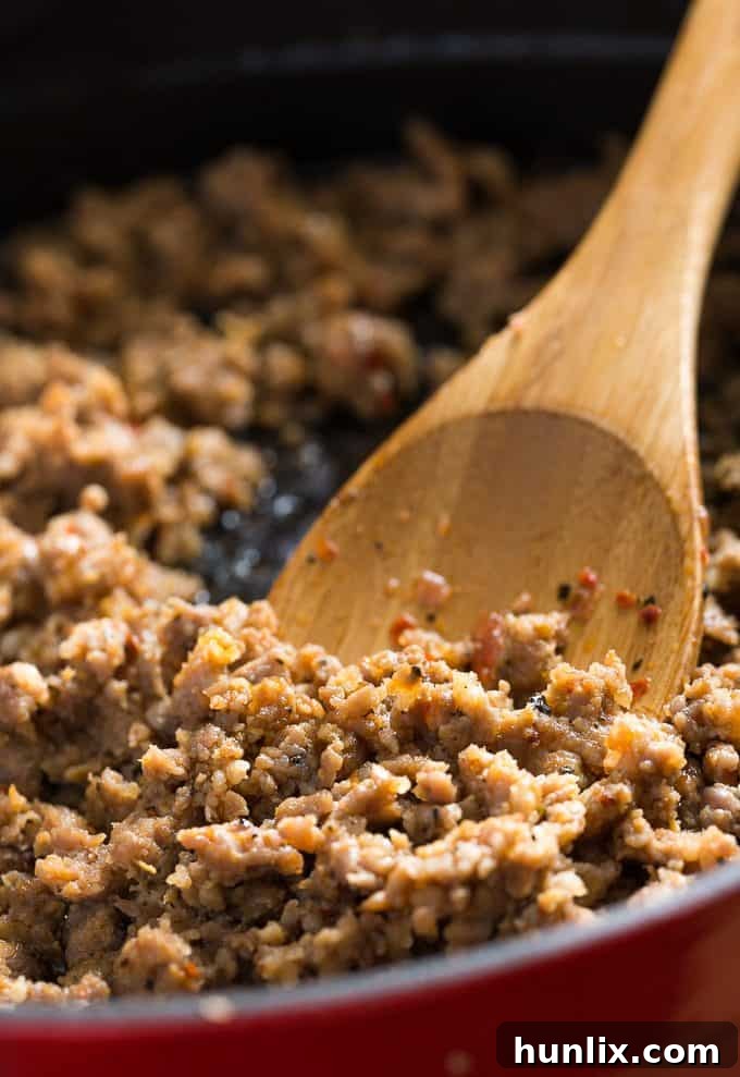 Sausage & Butternut Squash Breakfast Casserole - A delicious, hearty and easy breakfast casserole recipe perfect to serve to your holiday guests!