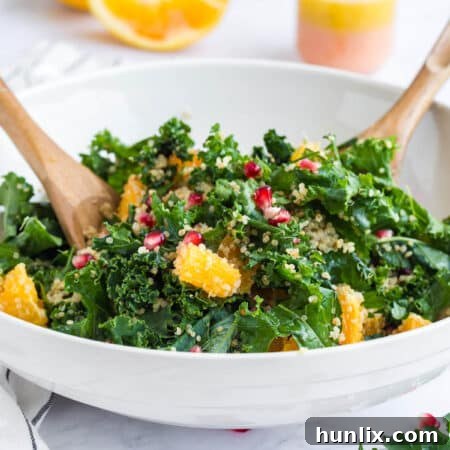 A bowl of winter detox salad.