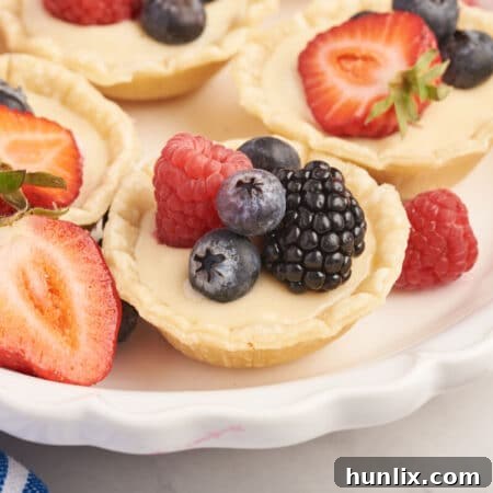 Cream Cheese Fruit Tarts