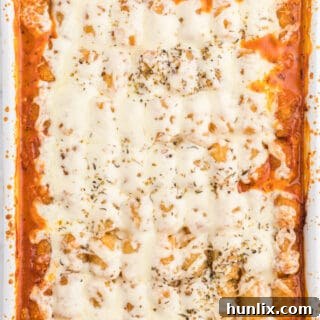 Lasagna Tater Tot Casserole - A delicious and easy family dinner recipe