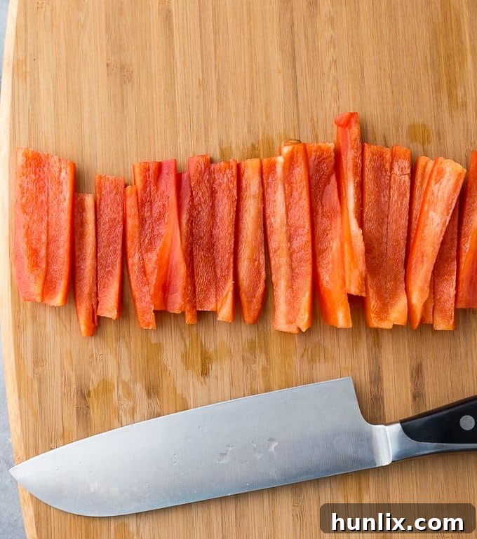 The Easiest Way to Cut a Bell Pepper - Once you learn this chopping hack, you'll never go back!