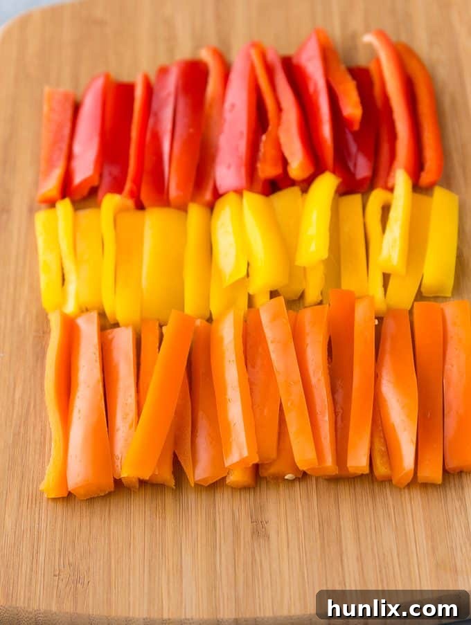 The Easiest Way to Cut a Bell Pepper - Once you learn this chopping hack, you'll never go back!