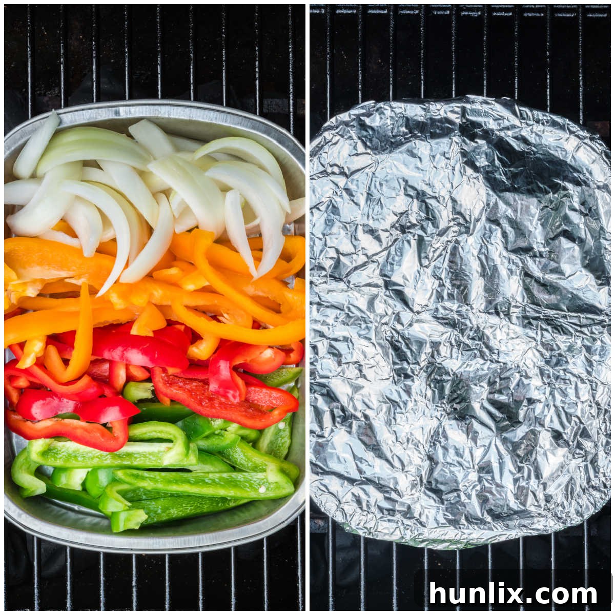 Sizzling Fajita Chicken Burgers 5 Steps to make chicken fajita burgers.