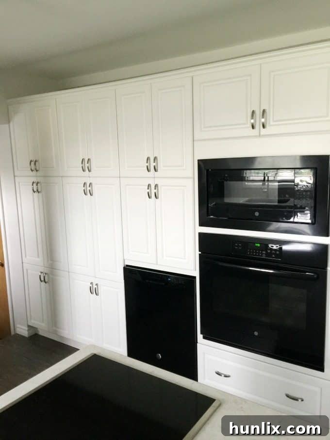 My Kitchen After Renovations - Close-up of White Thomasville Cabinetry
